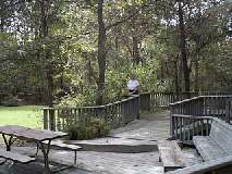 Four Winds Foundation rear deck leading into grounds